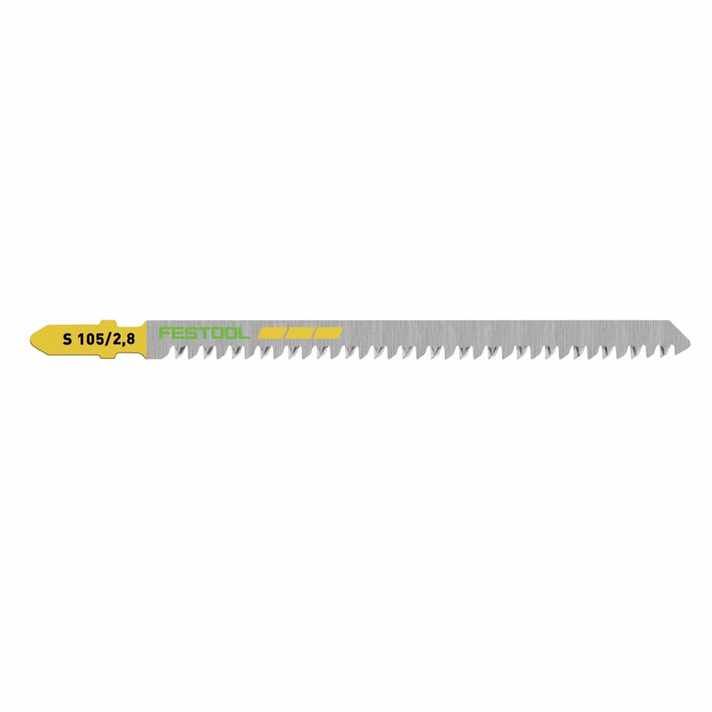 Straight Cut Wood Jigsaw Blade, 105mm L, 2.8 pitch, 5 pack